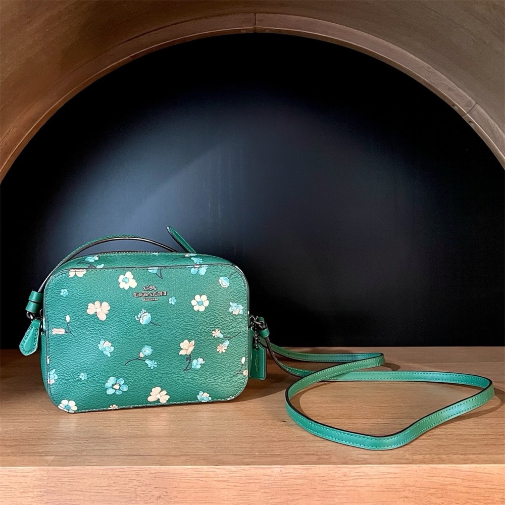 Coach Mini Camera Bag in Mystical Floral Print - Picture 1 of 7